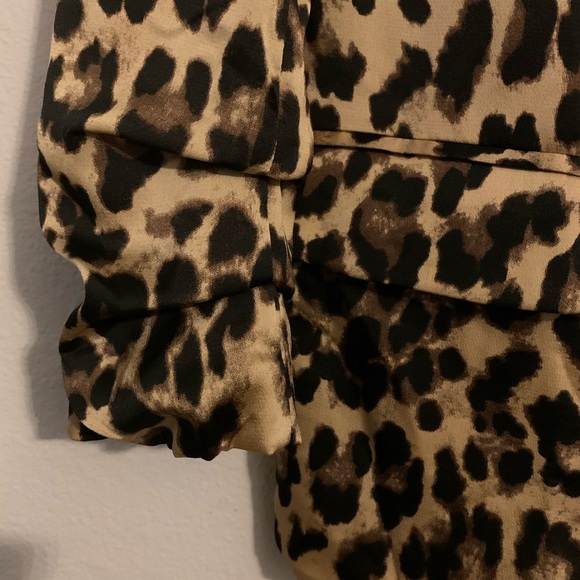 🛍Women’s | Leopard Print Open Front Casual Blazer - Picture 2 of 6